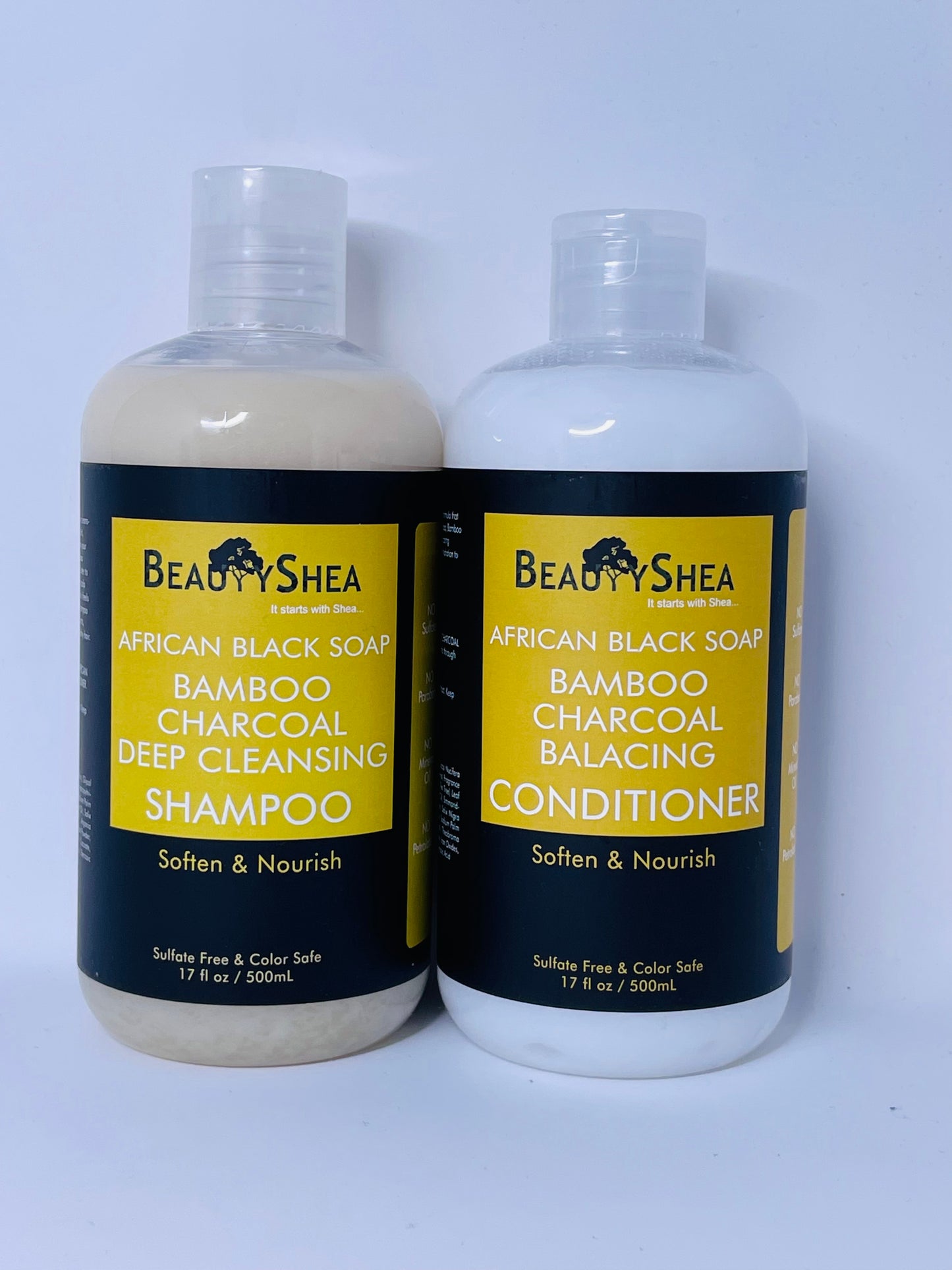 Bamboo Charcoal Deep Cleansing Shampoo & Balancing Conditioner
