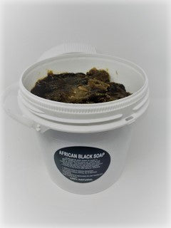 Raw African Black Soap Paste 15lb Natural organic, Dry Skin,Face & Body Wash