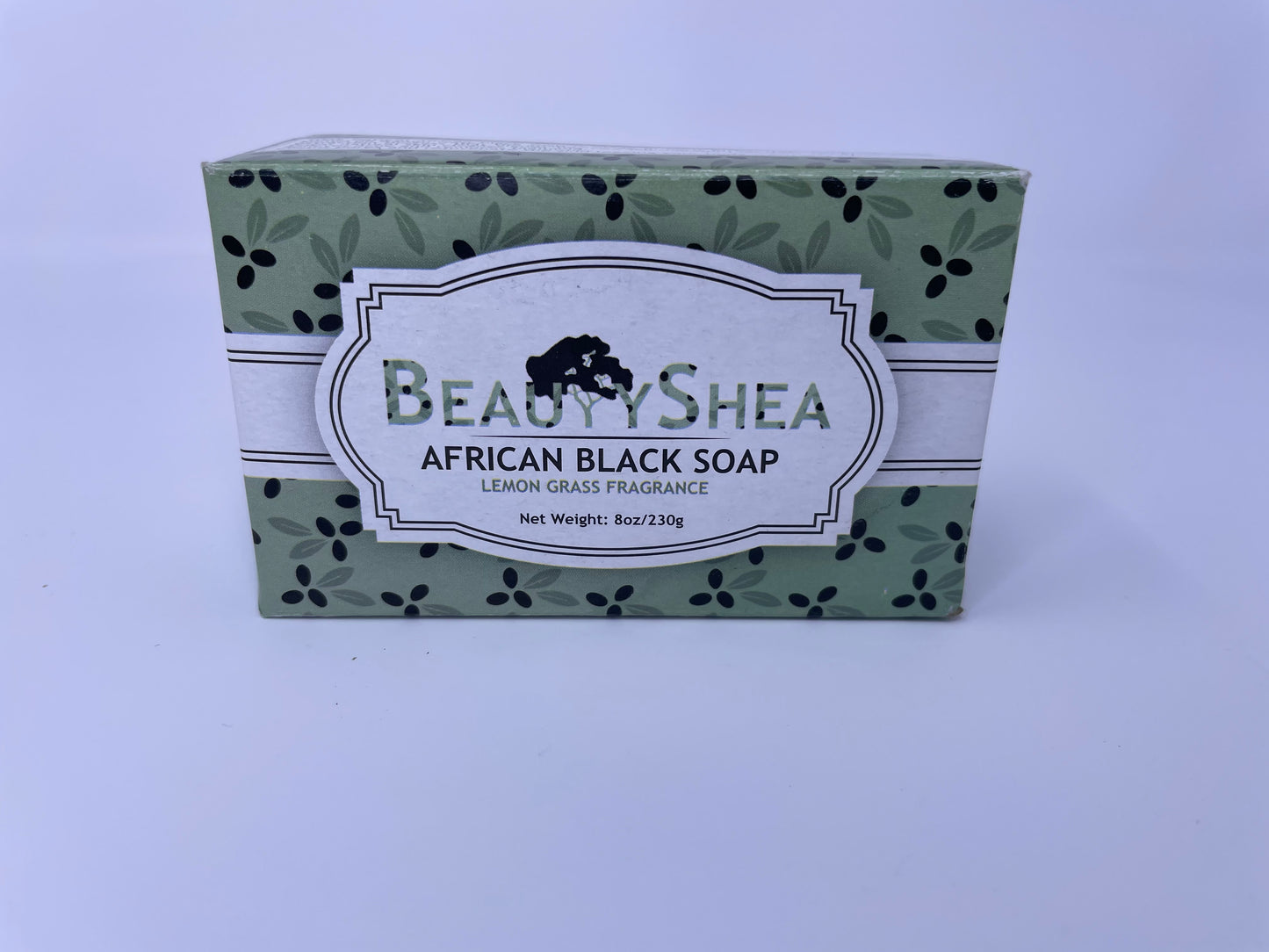 African Black Soap - 8oz bar Raw Organic Soap for Dry Skin, Face & Body Wash