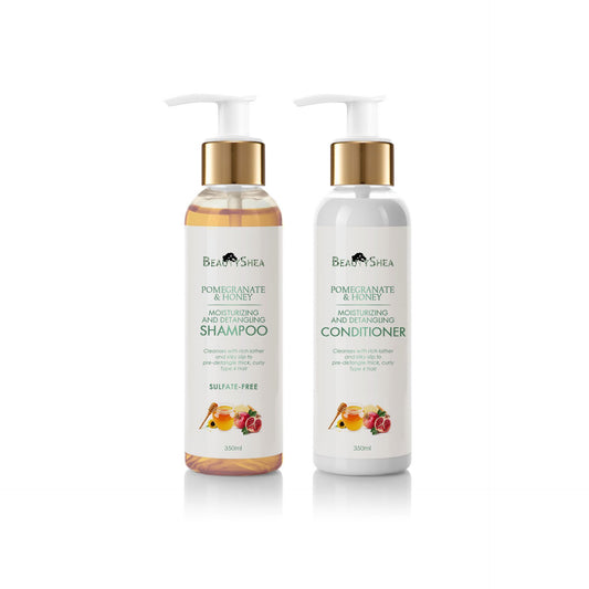Pomegranate & Honey Moisturizing and Detangling Shampoo and Conditioner