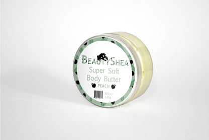 Supper soft body butter Peach, Pure Clarifying Mandarin, Purifying and Toning, For All Skin Type, Natural Ingredients, 8 oz.