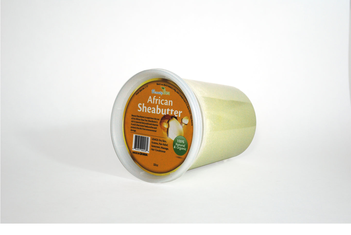 Raw African Shea Butter - Ivory, 100% Pure & Raw 16oz - For Dry Skin, and all Skin Type.
